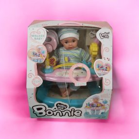 Interaktív járássegítős baba Bonnie