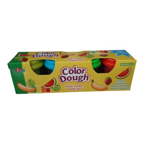 Color Dough Színes Gyurmakészlet - 4 darabos kreatív szett