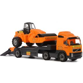 Polesie Volvo tréler úthengerrel - 70 cm