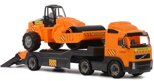 Polesie Volvo tréler úthengerrel - 70 cm