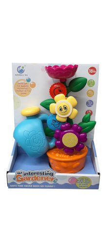 Bébi kádjáték virágos locsolóval