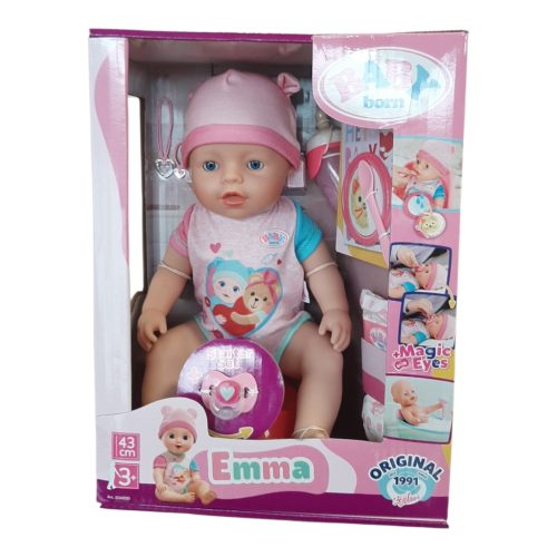 Baby Born Emma baba etetőszettel