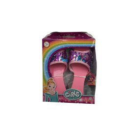 Simba Girls csillogó rózsaszín papucs 18 cm
