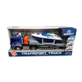 Játék trailer kamion hajószállító