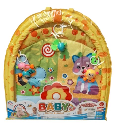 Baby játszószőnyeg lelógó figurákkal