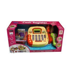 Játék pénztárgép kiegészítőkkel