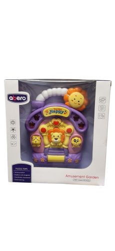 Bébi zenélő házikó oroszlános