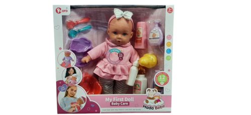 My First Doll puha testű, hangot adó baba 28 cm