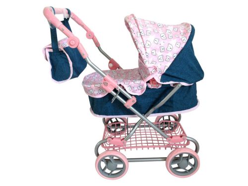 Játék babakocsi állítható magassággal