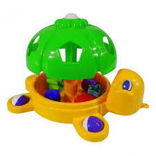 Formabeillesztős teknős játék