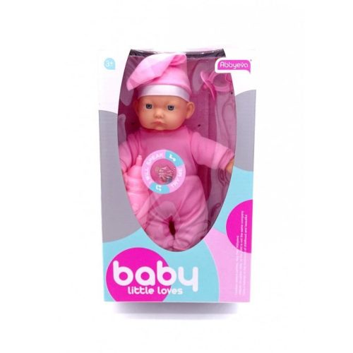 Baby Little Loves puha testű , hangot adó baba