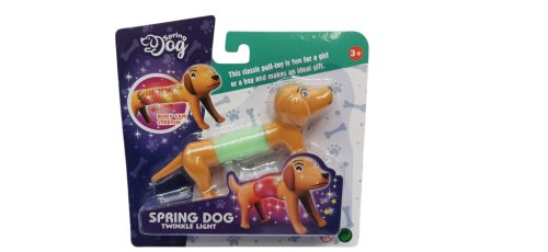 Spring Dog – világító, rugós játék kutya