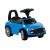 Kék autós bébitaxi - Tárolórekeszes lábbal hajtható járgány (64 cm)