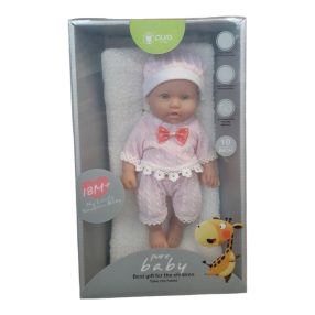 Játékbaba pléddel