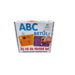 ABC betűi – írj rá és töröld le!