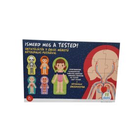   Ismerd meg a tested! – Oktatójáték óriás, kétoldalas puzzle-val