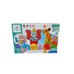   Disney Baby Simba és Dumbo puha gumi építőkocka játékszett