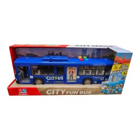 Elemes városi játékbusz fény- és hanghatásokkal