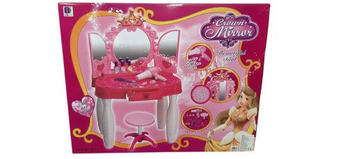 Princess Crown elemes fésülködő asztal szett