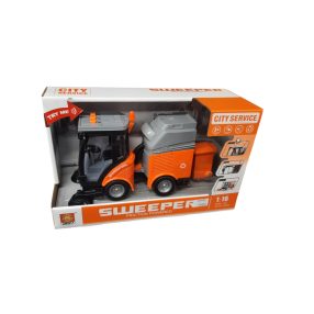 Játék utcaseprő gép hang- és fényhatással