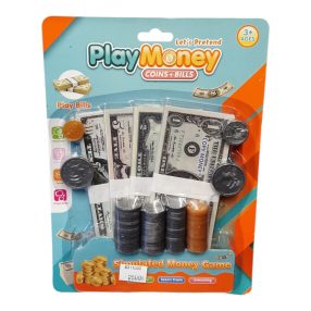 Játékpénz Szett – Papírpénz és Érmék