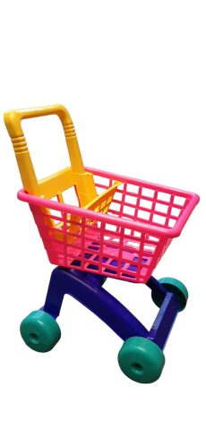 Játék bevásárló kocsi 60 cm