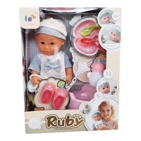 Interaktív játékbaba kiegészítőkkel