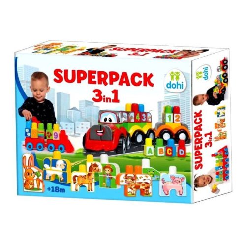 Superpack 3in1 építőkocka készlet