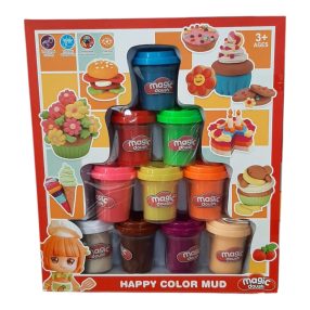   Kreatív Színes Gyurmakészlet - 10 darabos Magic Dough szett