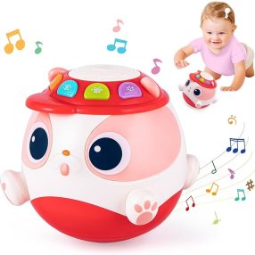 Zenélő bébijáték – elemes dob