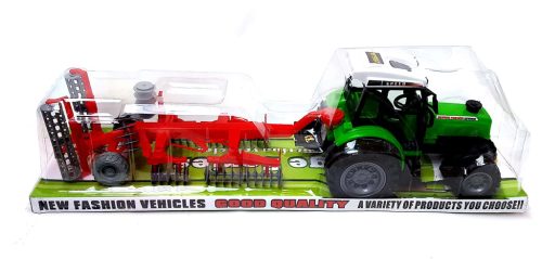 Tárcsás játék traktor