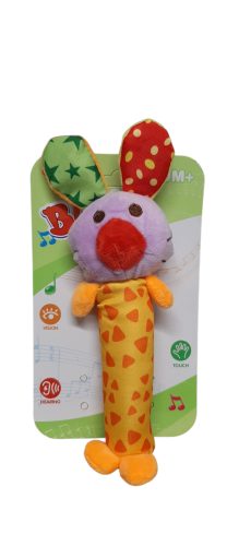 Plüss bébi csörgő – nyuszis