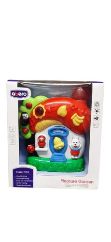 Bébi zenélő házikó nyuszis