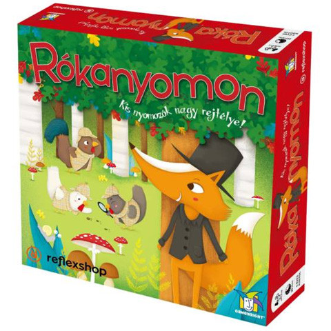 Rókanyomon kooperatív detektív társasjáték
