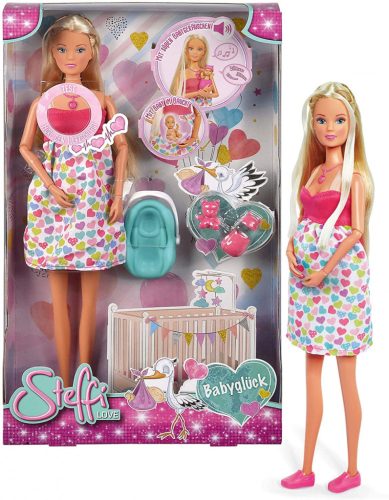 Steffi Love várandós baba babával és kiegészítőkkel