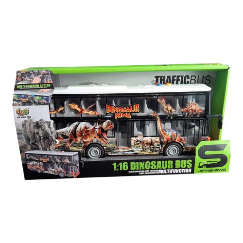 Dinosaur King Emeletes Játékbusz - Fény- és hangeffektekkel