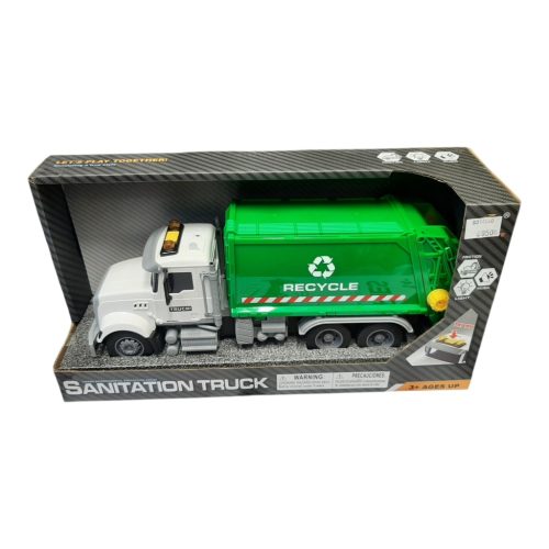 Játék kukás autó elemes, hanggal