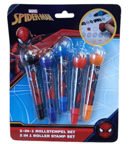 Pókember mintás 2 az 1-ben nyomda készlet