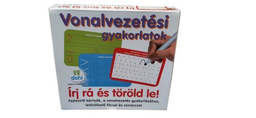 Vonalvezetési gyakorlatok – írj rá és töröld le!