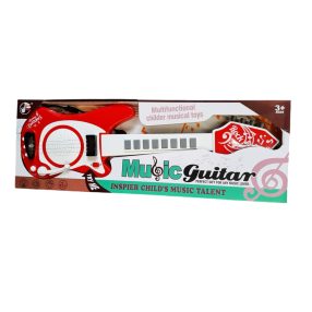   Elemes játék rock gitár headsettel és mikrofonnal - 65 cm