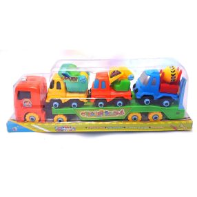 Szerelős munkagép szállító kamion