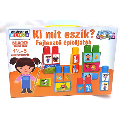 Ki Mit Eszik ? Készségfejlesztő Építőkocka