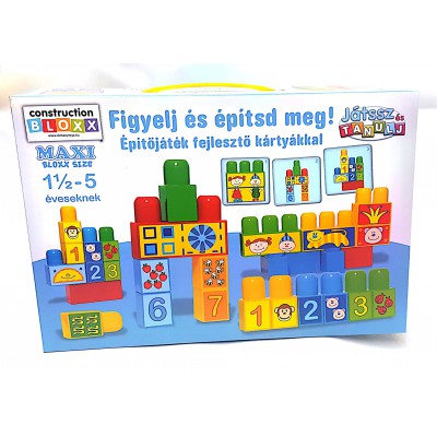 Figyelj És Építsd meg ! Készségfejlesztő Építő Kocka