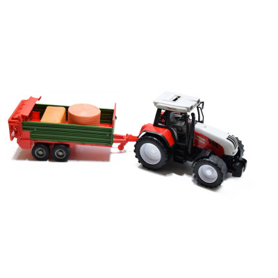 Pótkocsis Játék Traktor