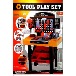 Barkács Asztal Szerszámokkal Fiús Játékok