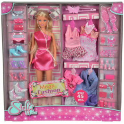 Steffi Baba Sok Ruhával Barbie Jellegű Babák